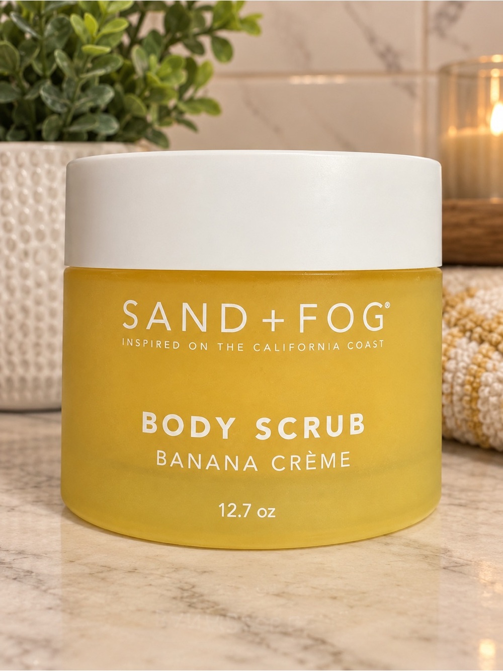 Sand + Fog Banana Creme body scrub